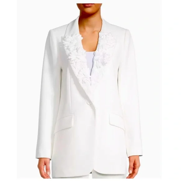 UNGARO Elegant White Women's Blazer NWT - Picture 1 of 11